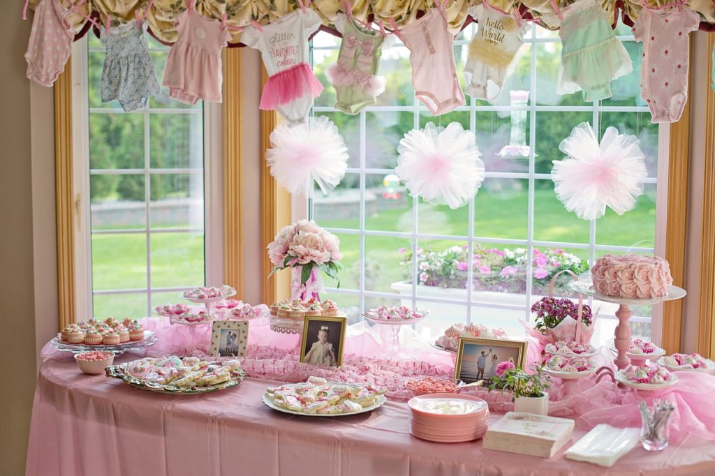 decoración para baby shower